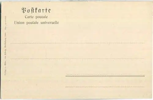 Wolfsbrunnen bei Heidelberg - Verlag Edm. von König Heidelberg 1904