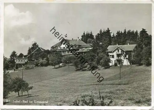 Rüttihubel Bad im Emmental - Foto-AK Grossformat - Verlag Hugo Kopp Zürich - gel. 1959