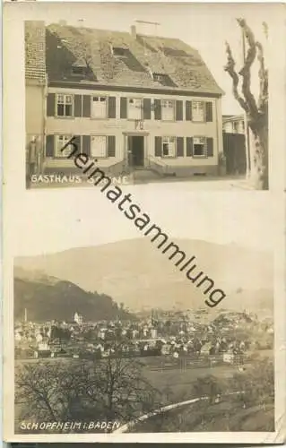 Schopfheim - Gasthaus Sonne - Foto-Ansichtskarte