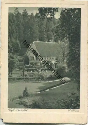 Cafe und Pension Lauterbad bei Freudenstadt - Verlag Foto Fiedler Freudenstadt