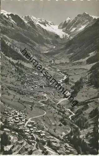 Lötschental gegen Langgletscher - Foto-AK - Verlag Gyger Adelboden gel. 1951