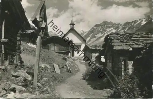 Kühmatt im Lötschental - Foto-AK - Verlag E. Gyger Adelboden gel. 1941
