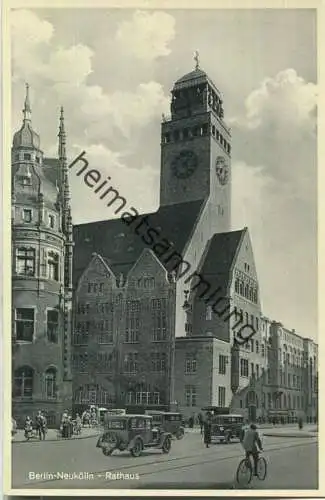 Berlin-Neukölln - Rathaus - Verlag Conrad Junga Berlin 30er Jahre