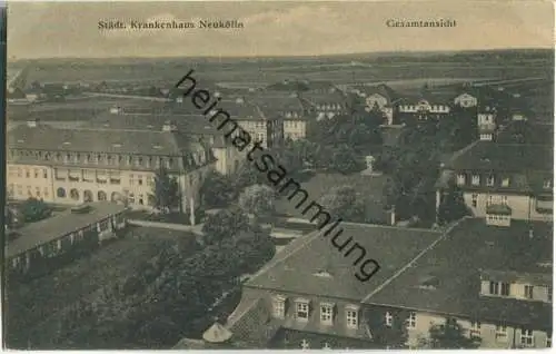 Berlin-Neukölln - Städt. Krankenhaus Neukölln - Gesamtansicht - Verlag J. Goldiner Berlin 30er Jahre