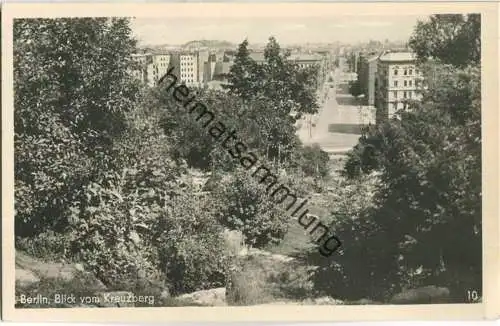 Berlin-Kreuzberg - Blick vom Kreuzberg - Verlag Hans Steffen Berlin Foto-Ansichtskarte 50er Jahre