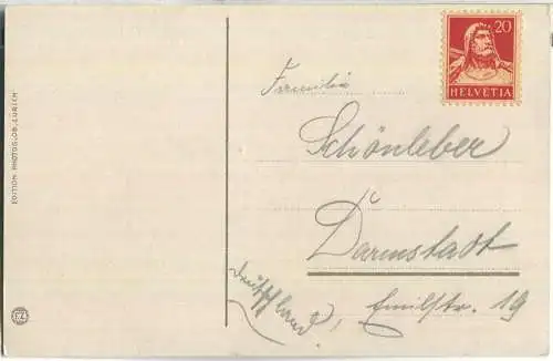 Lütschine mit Jungfrau - Edition Photoglob Zürich