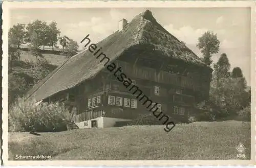Schwarzwaldhaus - Verlag Karl Alber Freiburg - Foto-Ansichtskarte
