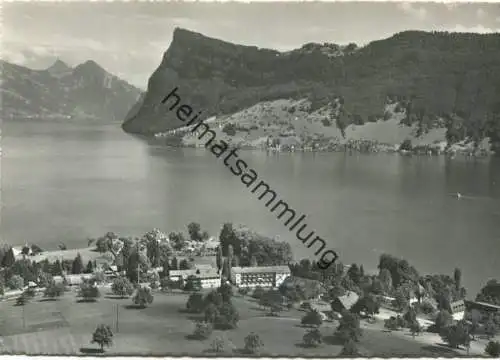 Kastanienbaum - Foto-AK Großformat - Flugaufnahme P. Zaugg Solothurn gel. 1969