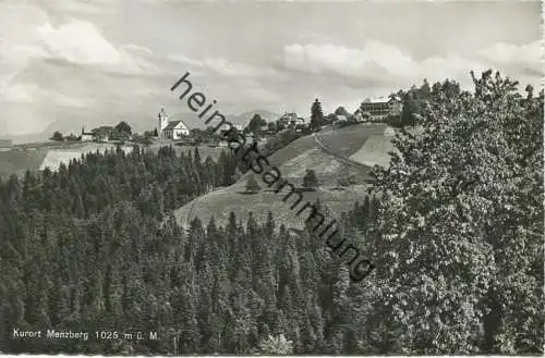 Menzberg - Foto-AK - Verlag Globetrotter Luzern gel. 1955