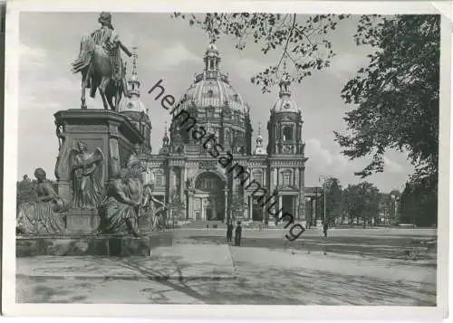 Berlin - Dom - Foto-Ansichtskarte Grossformat - Verlag P.S.B.