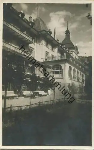 Brünig - Kurhaus Südseite - Foto-AK - Verlag Wehrli AG Kilchberg gel. 1921