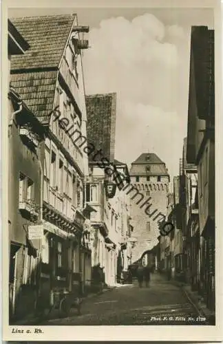 Linz am Rhein - Foto-Ansichtskarte - Verlag F. G. Zeitz Königssee