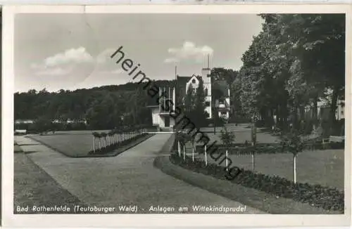 Bad Rothenfelde - Anlagen am Wittekindsprudel - Foto-Ansichtskarte - Verlag H. Stertmann Bad Rothenfelde