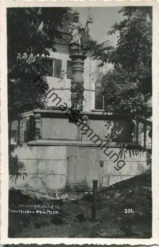 Saalfelden - Florianbrunnen - Foto-Ansichtskarte - Verlag Adolf Wirthmiller Saalfelden 1941