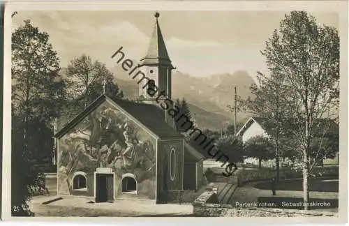 Partenkirchen - Sebastianskirche - Verlag Rudolf Rudolphi Garmisch-Partenkirchen
