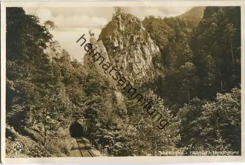 Höllental - Hirschsprung - Foto-AK - Verlag Chr. Franz Titisee