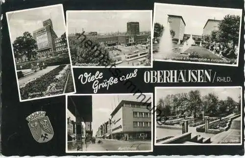 Oberhausen - Marktstraße - Verlag Cramers Kunstanstalt Dortmund