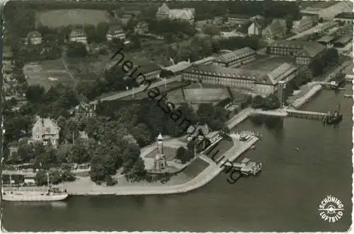 Kiel-Holtenau - Anlegebrücke - Foto-Ansichtskarte - Verlag Schöning & Co. Lübeck