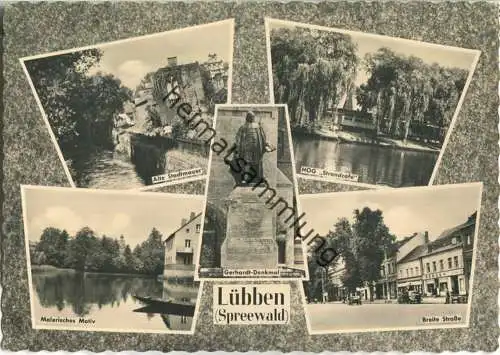 Lübben Spreewald - Breite Straße - Verlag VEB Bild und Heimat Reichenbach