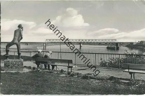Lauenburg an der Elbe - Hol über (Schifferdenkmal) - Foto-Ansichtskarte - Verlag Ernst Herold Lübeck