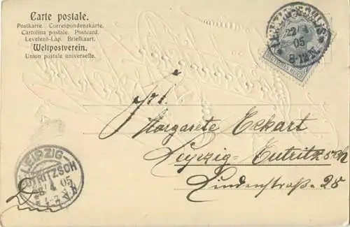 Fröhliche Ostern - Prägedruck