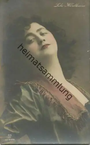 Lola Hawthorne - coloriert - Verlagssignum GG Co. 237/6 gel. 1906