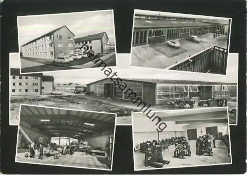 Nienburg - DEULA Schule - Traktor - Foto-Ansichtskarte - Verlag Foto-Boediger Wunstorf