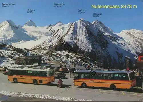 Nufenenpass - Postauto - AK Grossformat