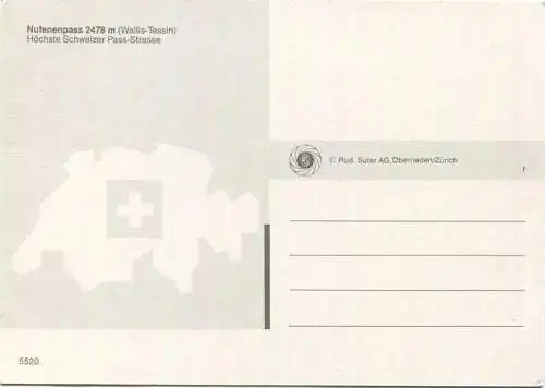 Nufenenpass - Postauto - AK Grossformat