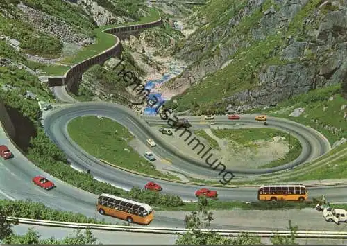 Gotthardstrasse - Schöllenen - AK Grossformat - Verlag Photoglob Zürich