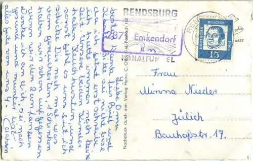 Emkendorf - Posthilfstelle 237 Emkendorf - Verlag Heinr. C. Otto Kiel