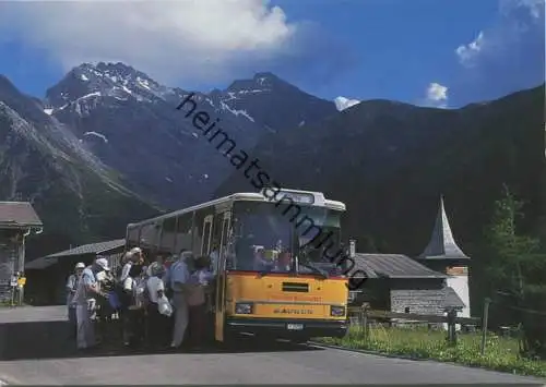 Sertig Dörfli - Postauto - AK Grossformat