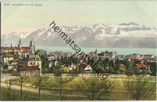 Lausanne et les Alpes - Edition Phototypie Co. Neuchatel ca. 1910
