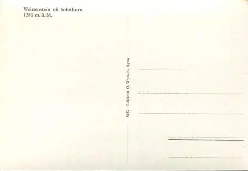 Weissenstein - Foto-AK Grossformat - Editizioni O. Wyrsch Agno