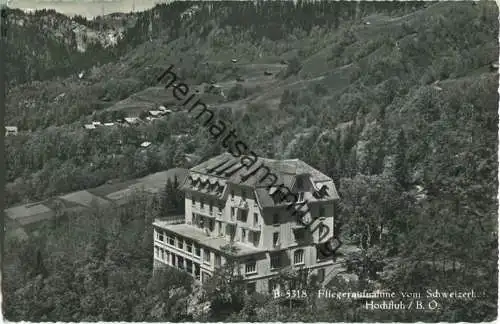 Hochfluh - Fliegeraufnahme vom Schweizerhof - Verlag A. Boss & Co. Schönbühl