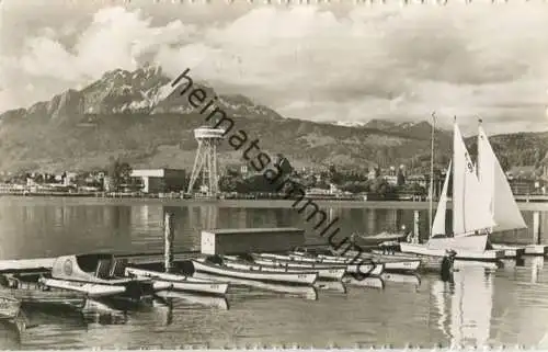 Luzern - Phototurm - Foto-AK - Verlag E. Goetz Luzern - gel. 1952