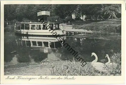 Bad Kissingen - Saale - Boot - Foto-Ansichtskarte - Verlag Gisa Hamburg