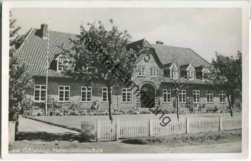 Leck - Heimvolkshochschule - Foto-Ansichtskarte - Verlag Nielsen Leck