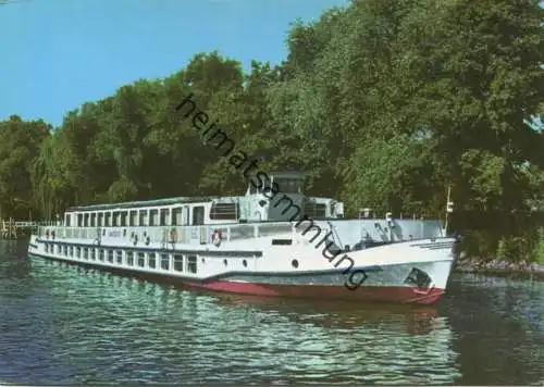 Potsdam - Weiße Flotte - MS Sanssouci - AK-Grossformat - Verlag VEB Bild und Heimat Reichenbach