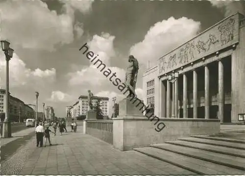 Berlin - Stalinallee - Foto-AK Großformat - Verlag Hans Andres Berlin