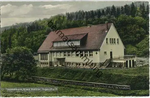 Waldsolms - Hasselborn - Jugendherberge - Posthilfstelle Hasselborn über Wetzlar -  Verlag Korr Schwalbach