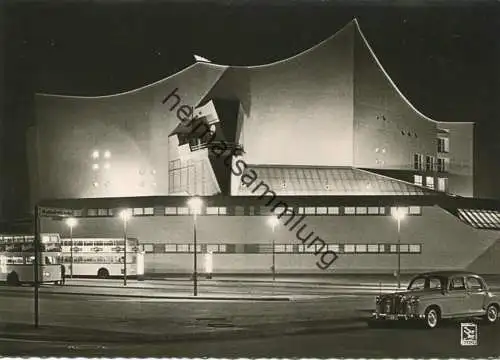 Berlin - Philharmonie bei Nacht - Foto-AK Grossformat - Verlag Klinke & Co. Berlin