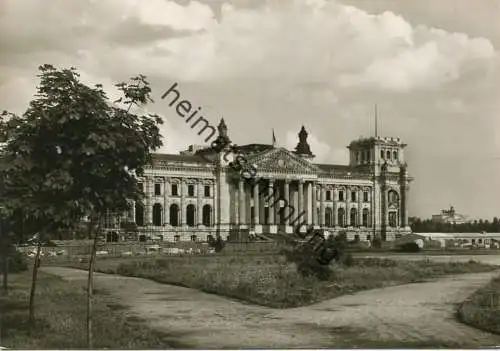 Berlin - Reichstag Wiederaufbau - AK Grossformat - Verlag Hans Andres Berlin