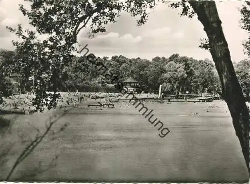 Berlin - Freibad Plötzensee - Foto-AK Grossformat - Verlag E. Wehner Berlin