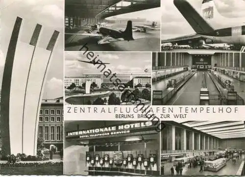 Berlin Zentralflughafen - Foto-AK Grossformat - Verlag Kunst und Bild Berlin
