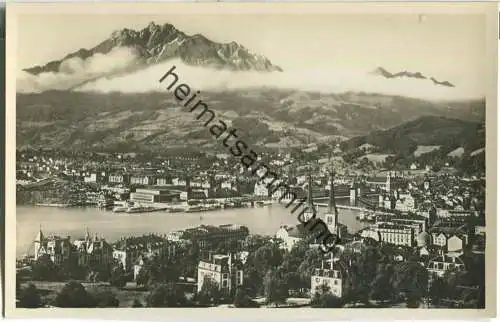 Luzern und Pilatus - Foto-Ansichtskarte - Verlag Photoglob-Wehrli & Vouga & Co. AG Zürich