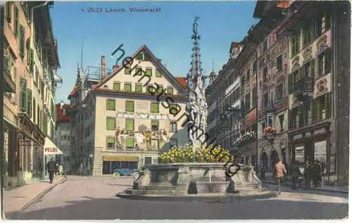 Luzern - Weinmarkt - Edition Photoglob Zürich