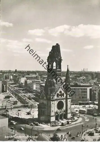 Berlin - Kaiser Wilhelm Gedächtniskirche - Foto-AK Grossformat