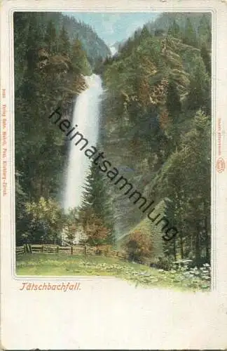 Tätschbachfall - Verlag Louis Glaser Leipzig ca. 1900