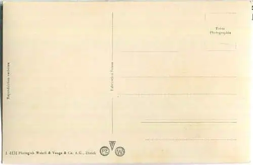 Schynige Platte - mit Jungfrau und Gummihorn - Foto-Ansichtskarte - Edition Photoglob-Wehrli & Vouga & Co. A. G. Zürich